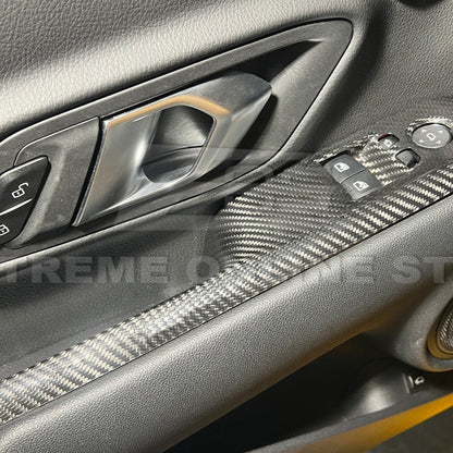 2020-Up Toyota Supra Carbon Fiber Side Door Panel Cover image 7