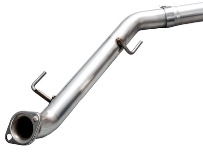 AWE 0FG Exhaust for 4th Gen Toyota Tacoma - Dual Chrome Silver Tips image 12