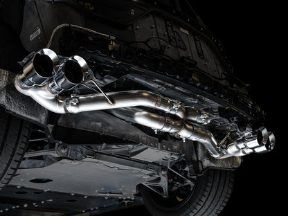 AWE Track Edition Exhaust for C8 Corvette -- Chrome Silver Tips image 9