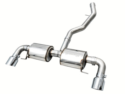 AWE Touring Edition Axle Back Exhaust for BMW G2X 330i/430i - Chrome Silver image 1