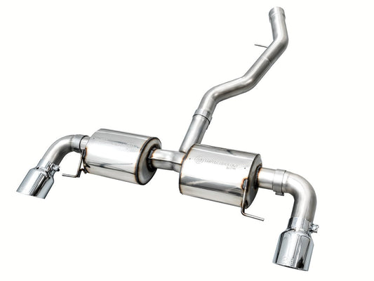 AWE Touring Edition Axle Back Exhaust for BMW G2X 330i/430i - Chrome Silver image 1