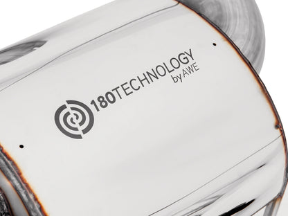 AWE Touring Edition Exhaust for VA STI / GV WRX / GV STI Sedan - Chrome Silver Quad Tips (102mm) image 5