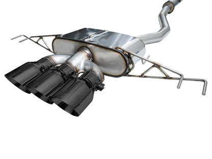 AWE Touring Edition Exhaust for FL5 Civic Type R - Triple Diamond Black Tips image 30