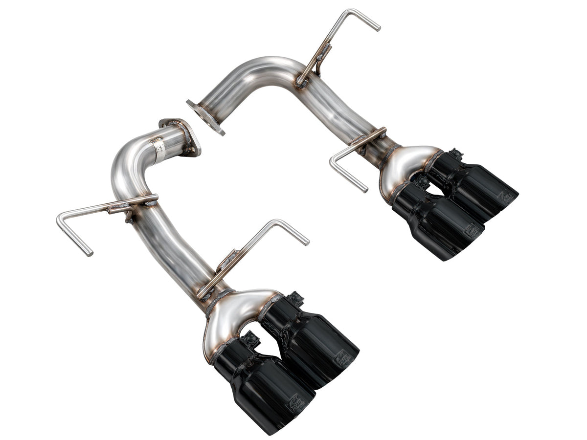 AWE Track Edition Axleback Exhaust for VB Subaru WRX - Diamond Black Tips image 9