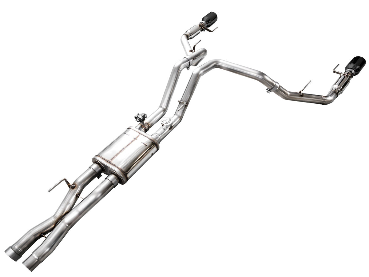 AWE SwitchPath™ Exhaust for Gen 3 Raptor - Diamond Black Tip image 10