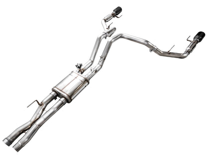 AWE SwitchPath™ Exhaust for Gen 3 Raptor - Diamond Black Tip image 10