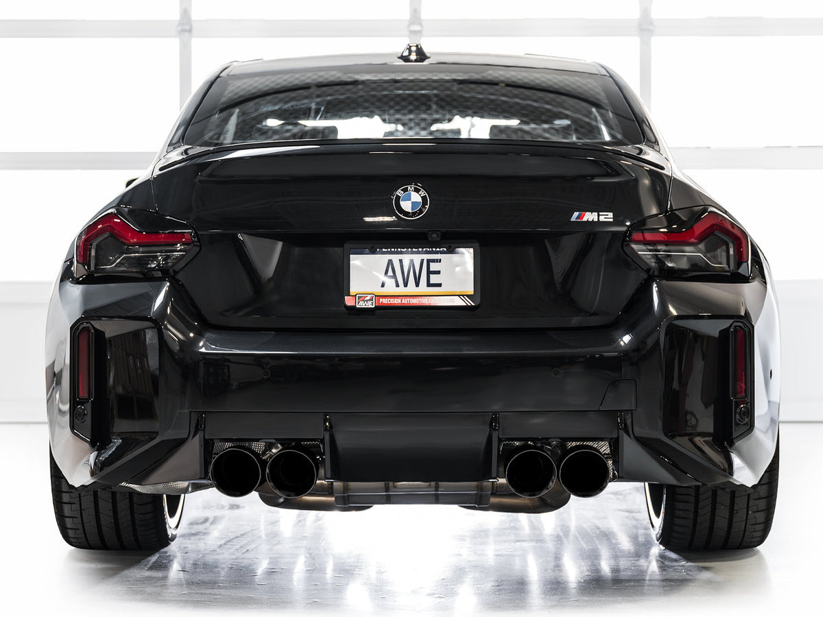 AWE Track Edition Exhaust for BMW G87 M2 - Diamond Black Tips image 5