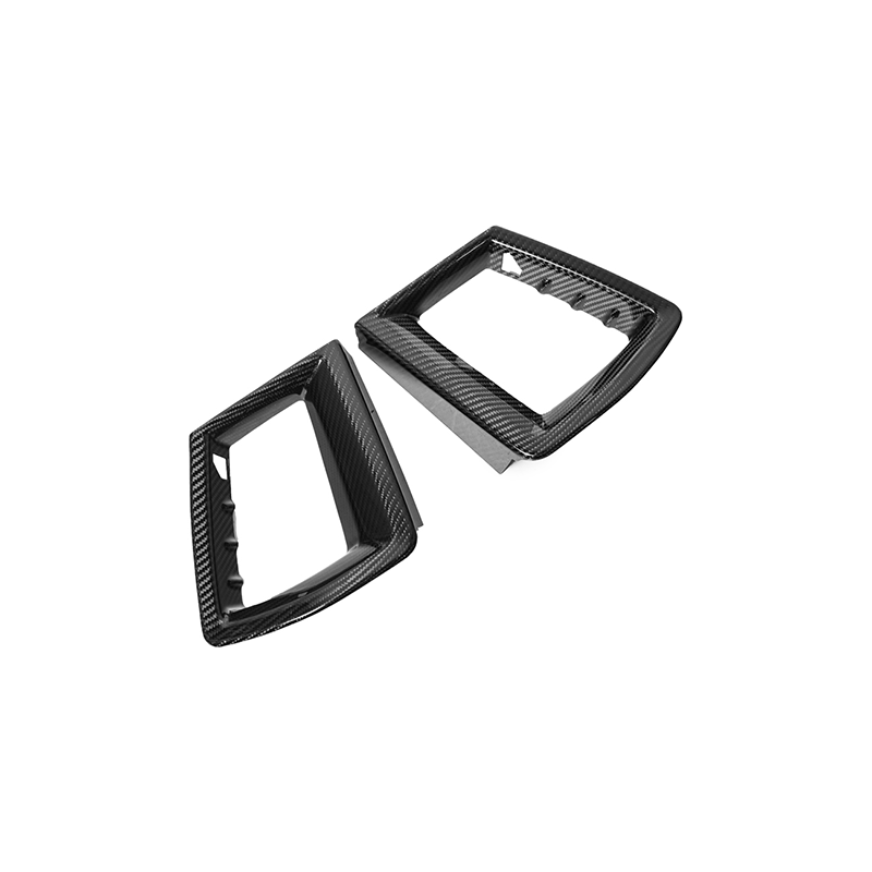 2024+ Ford Mustang GT DRY CARBON FIBER Front Side Grille Inserts image 8