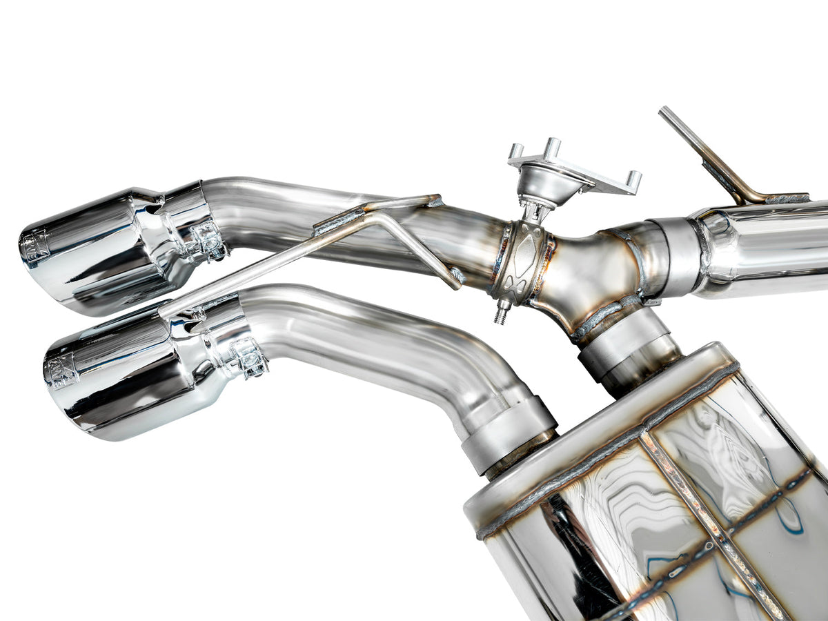 AWE SwitchPath™ Exhaust for Cadillac CT4-V Blackwing - Chrome Silver Tips image 14
