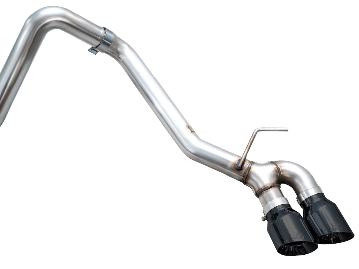 AWE 0FG Exhaust for 4th Gen Toyota Tacoma - Dual Diamond Black Tips image 14
