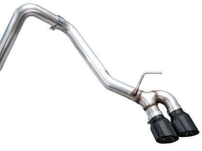AWE 0FG Exhaust for 4th Gen Toyota Tacoma - Dual Diamond Black Tips image 14