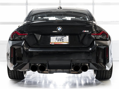 AWE SwitchPath™ Exhaust for BMW G87 M2 - Diamond Black Tips image 4