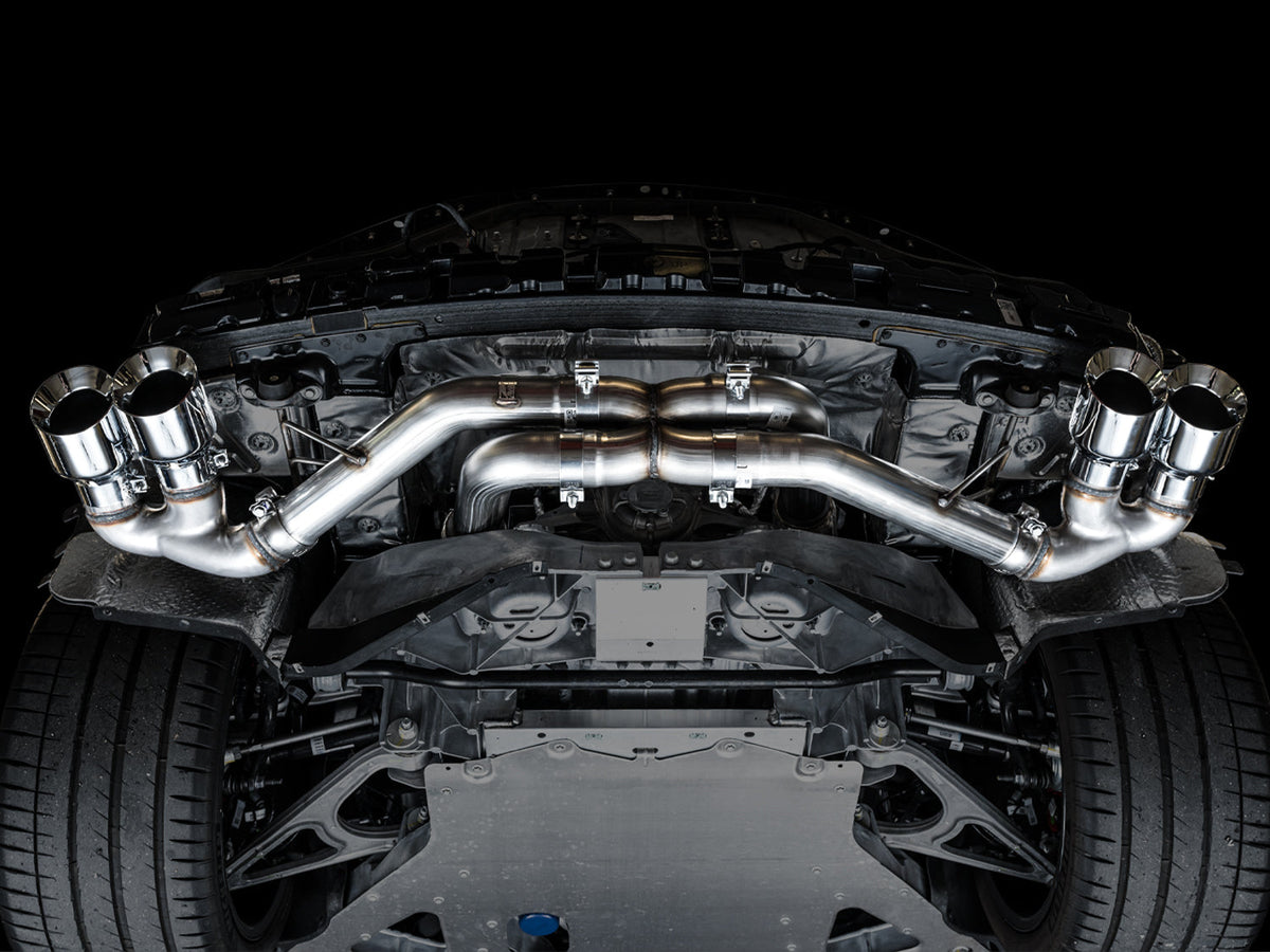 AWE Track Edition Exhaust for C8 Corvette -- Chrome Silver Tips image 10