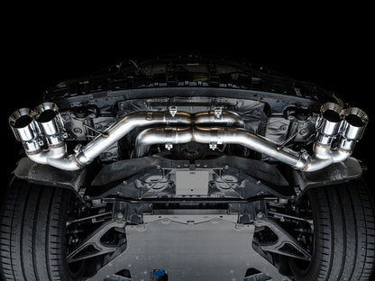 AWE Track Edition Exhaust for C8 Corvette -- Chrome Silver Tips image 10