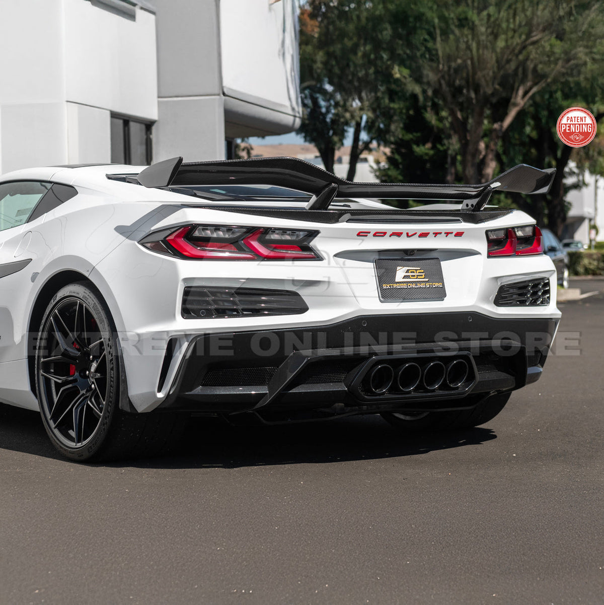 Z06 Conversion Corvette C8 All Model DRY CARBON FIBER Rear High Wing image 35