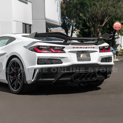 Z06 Conversion Corvette C8 All Model DRY CARBON FIBER Rear High Wing image 35