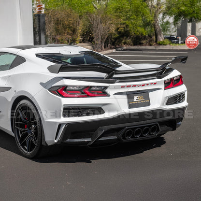 Z06 Conversion Corvette C8 All Model DRY CARBON FIBER Rear High Wing image 36