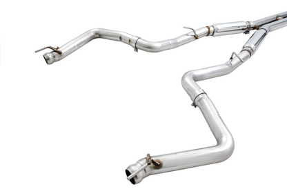AWE Track Edition Exhaust for 15+ Challenger 6.4 / 6.2 SC - Stock Tips image 2
