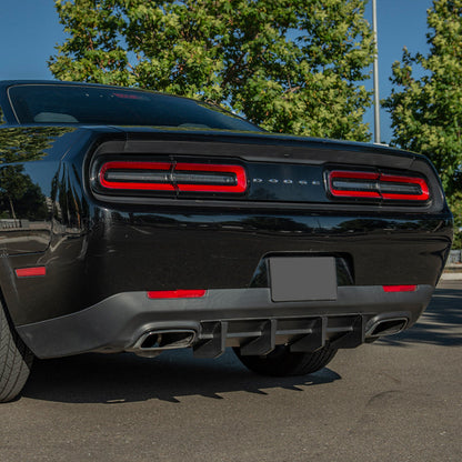 2015-Up Dodge Challenger SRT Add-On Rear Diffuser image 2