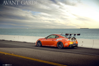 GT-250 Carbon Fiber Adjustable Wing  w. 11" Pedestals Set - 2013-2021 Scion FRS / Toyota GT86/ Subaru BRZ