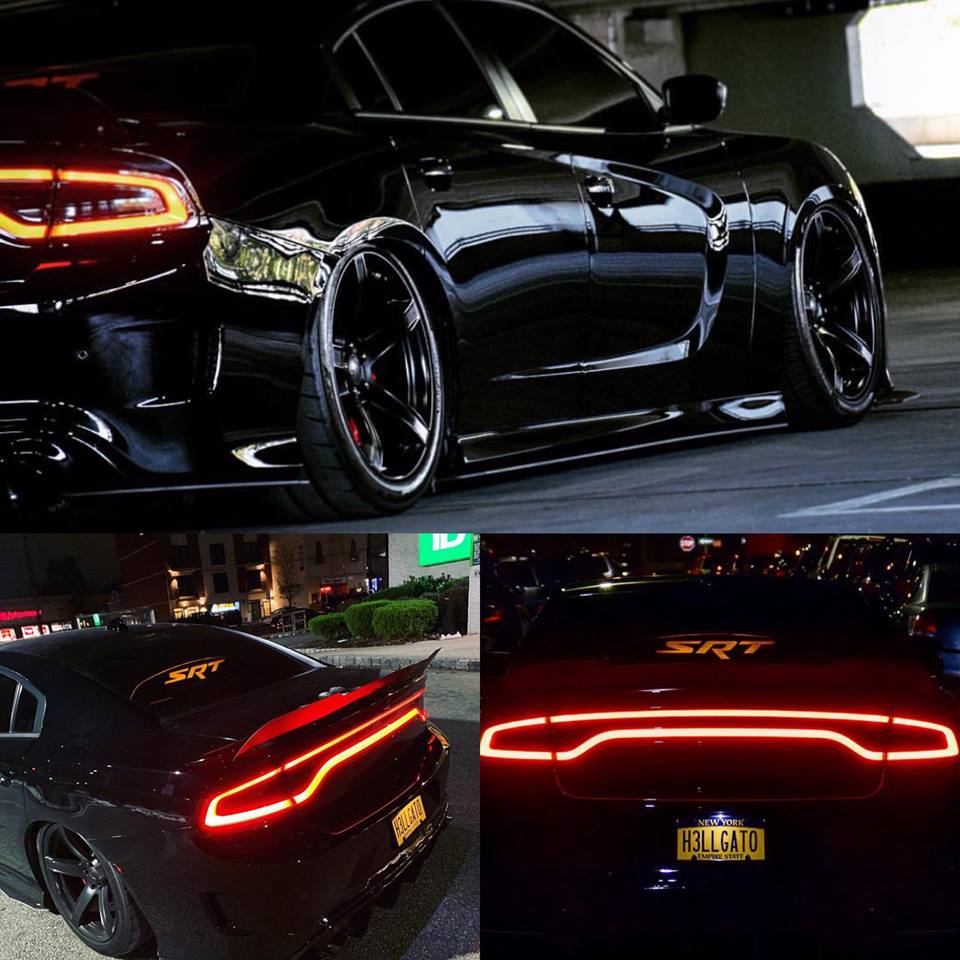 WindRestrictor® 2006-Up Dodge Charger Rear Add On Glow Plate image 1