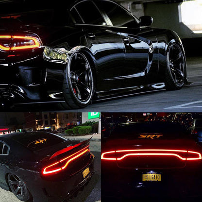 WindRestrictor® 2006-Up Dodge Charger Rear Add On Glow Plate image 1