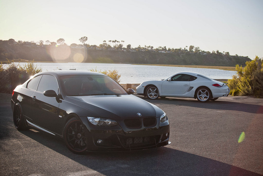 Carbon Fiber Front Wind Splitter-BMW E92 335i
