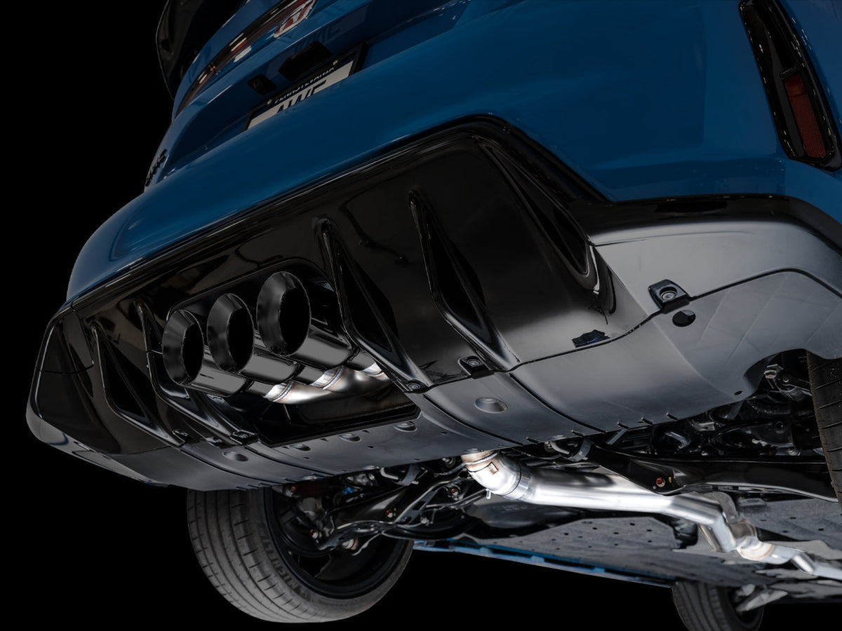 AWE Touring Edition Exhaust for FL5 Civic Type R - Triple Diamond Black Tips image 14