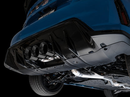 AWE Touring Edition Exhaust for FL5 Civic Type R - Triple Diamond Black Tips image 14