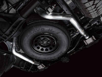 AWE 0FG Catback Split Rear Exit Exhaust for 4th Gen Silverado/Sierra 1500 6.2L (with bumper cutouts) - OE Tips image 5