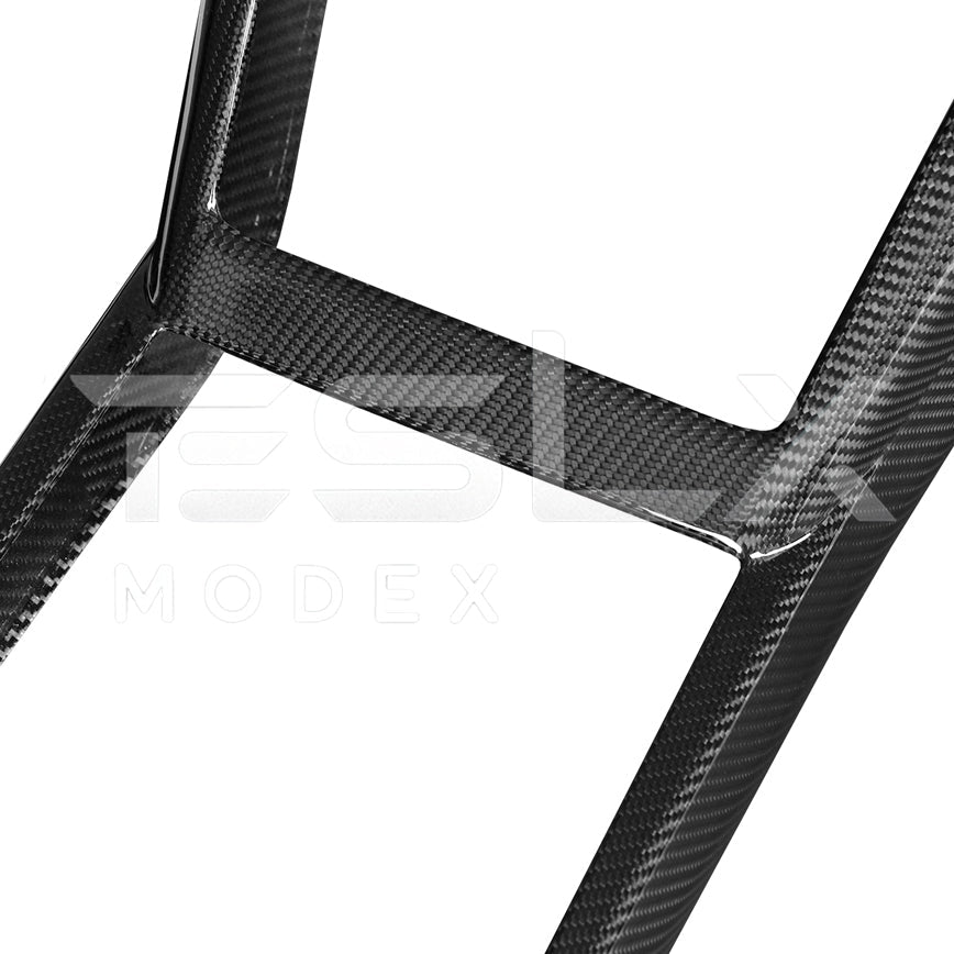 2024-Up Tesla Model 3, 2025-Up Model Y Carbon Fiber Interior Console Frame image 4
