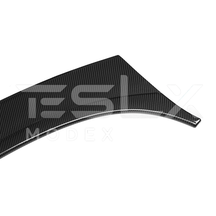2017-Up Tesla Model 3 20-24 Y Carbon Fiber Interior Instrument Trim image 16