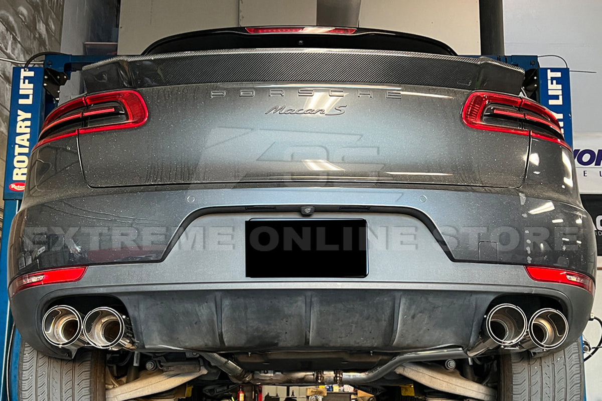 2014-2021 Porsche Macan Muffler Delete Axle Back Quad Tips Exhaust image 6