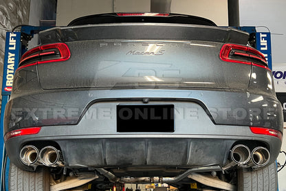 2014-2021 Porsche Macan Muffler Delete Axle Back Quad Tips Exhaust image 6