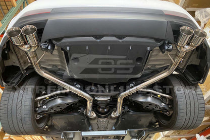 2015-Up Lexus RC200t 300 350 Muffler Delete Axle Back Quad Tips Exhaust image 13