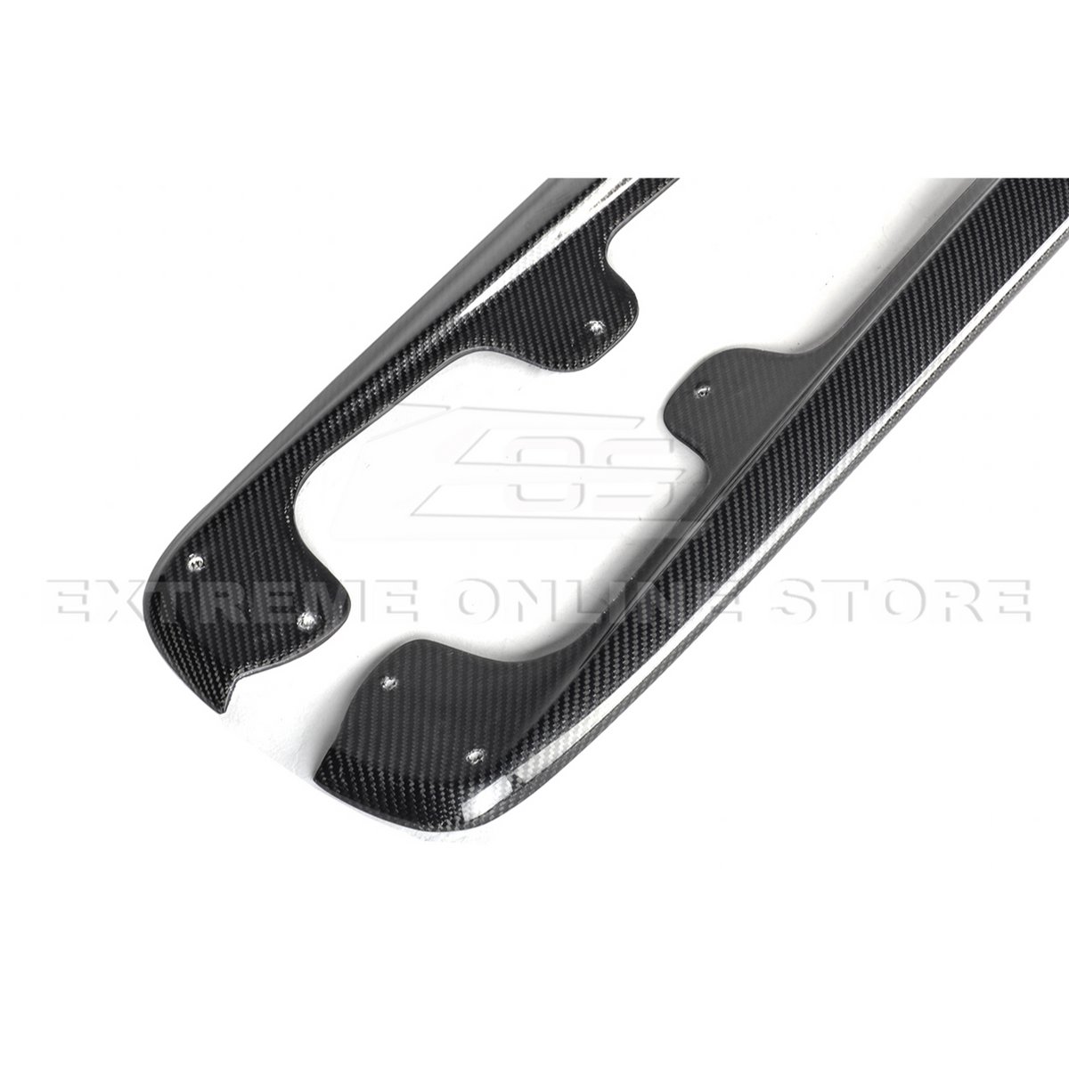 Corvette C6 Base Model Extended Front Splitter Lip Side Skirts Rocker Panels image 64