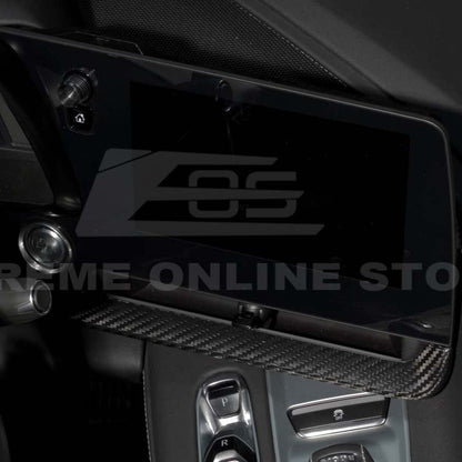 Corvette C8 DRY CARBON FIBER Dash Trim image 6