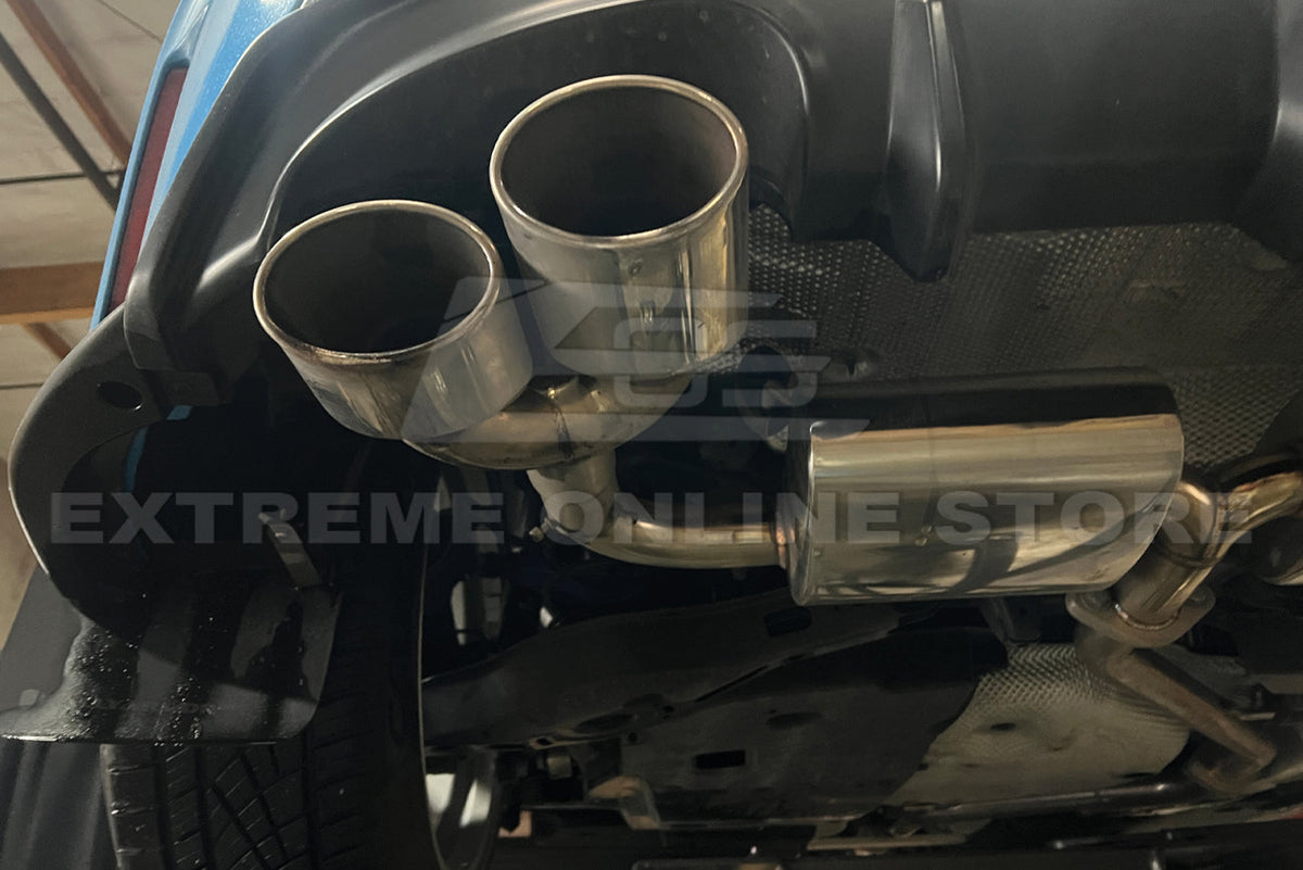2019-Present Toyota Corolla Hatchback Quad Tips Cat Back Exhaust image 4