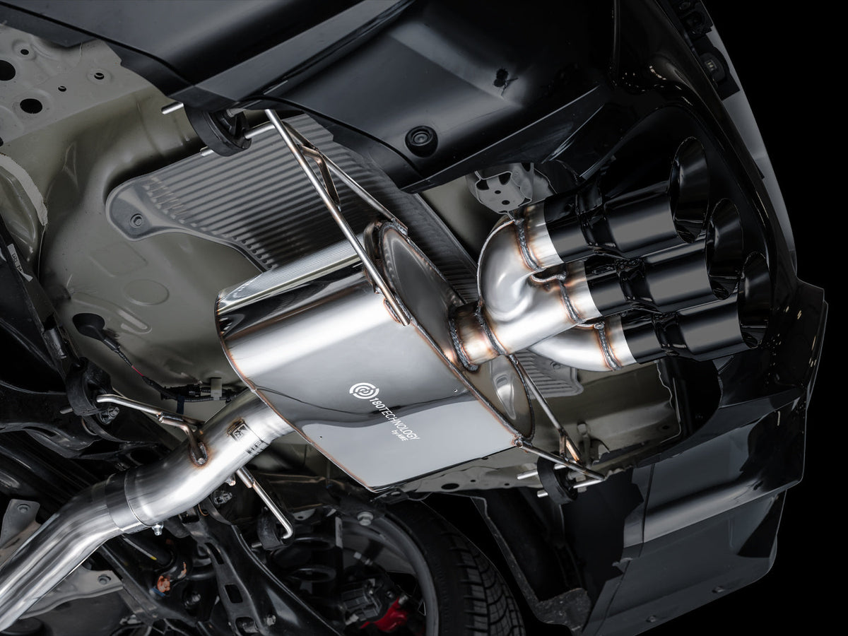 AWE Touring Edition Exhaust for DE5 Integra Type-S - Triple Diamond Black Tips image 13