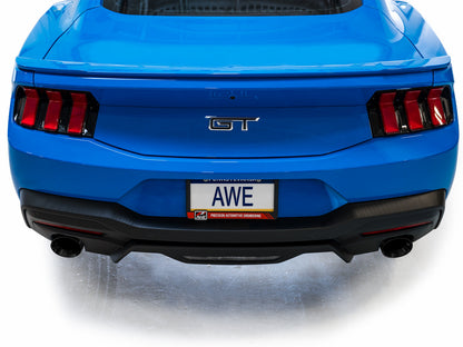 AWE Touring Edition Exhaust for S650 Ford Mustang GT Fastback - Dual Diamond Black Tips image 7