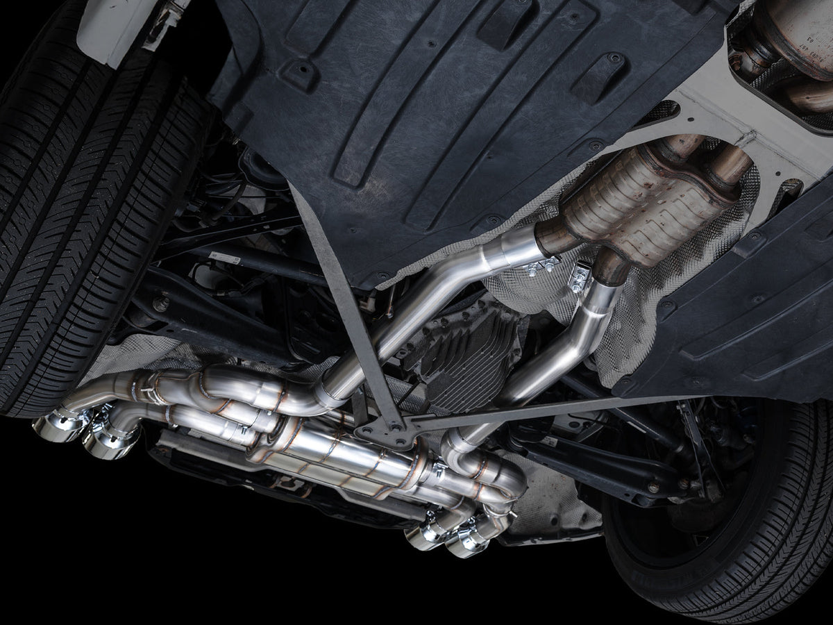 AWE Valved SwitchPath™ Axleback Exhaust for BMW F97 X3 M / F98 X4 M - Chrome Silver Tips image 8