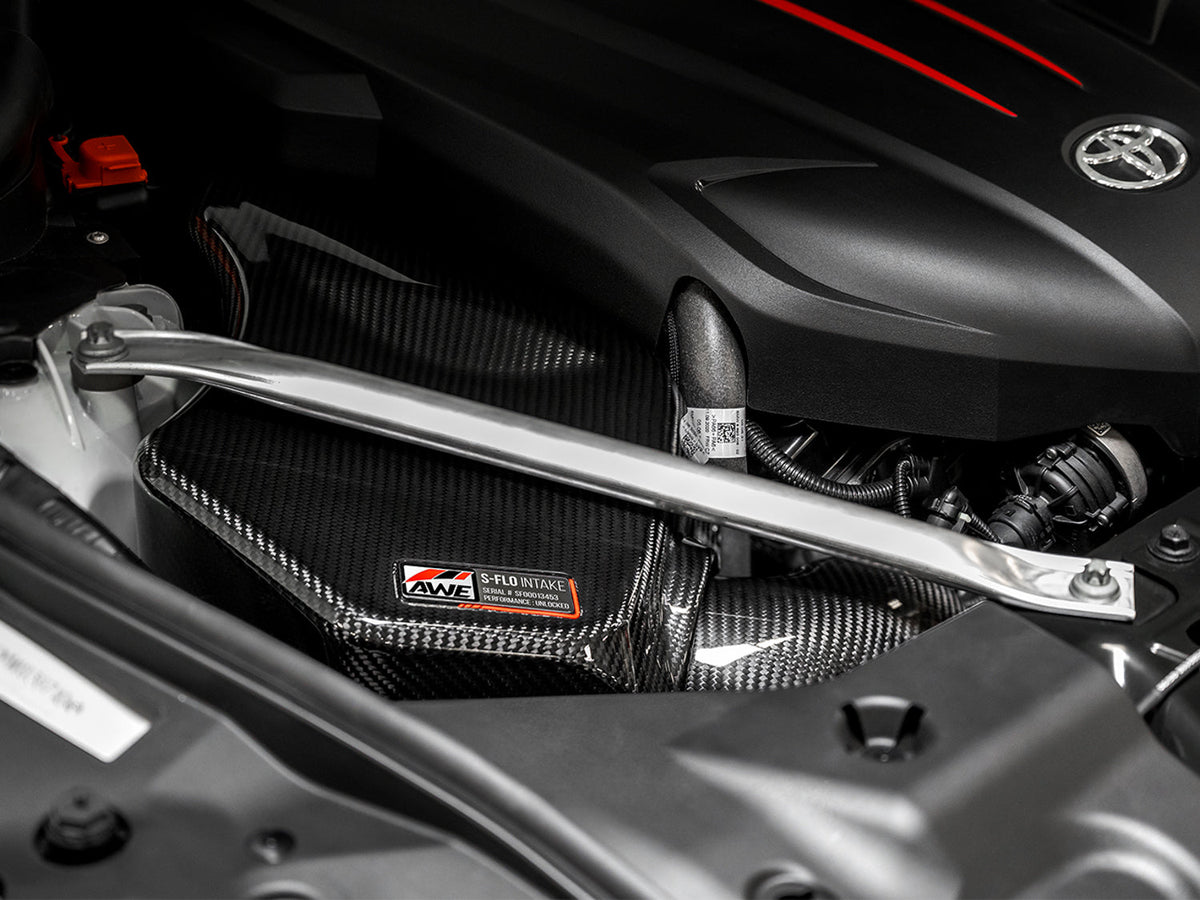 AWE S-FLO Carbon Intake Lid for 2020+ GR Supra image 5
