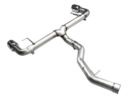 AWE Track Edition Axleback Exhaust for BMW G2X 330i/430i - Chrome Silver image 9