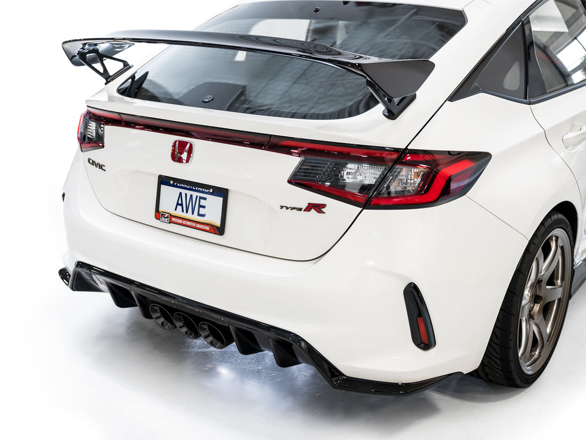 AWE Touring Edition Exhaust for FL5 Civic Type R - Triple Diamond Black Tips image 18
