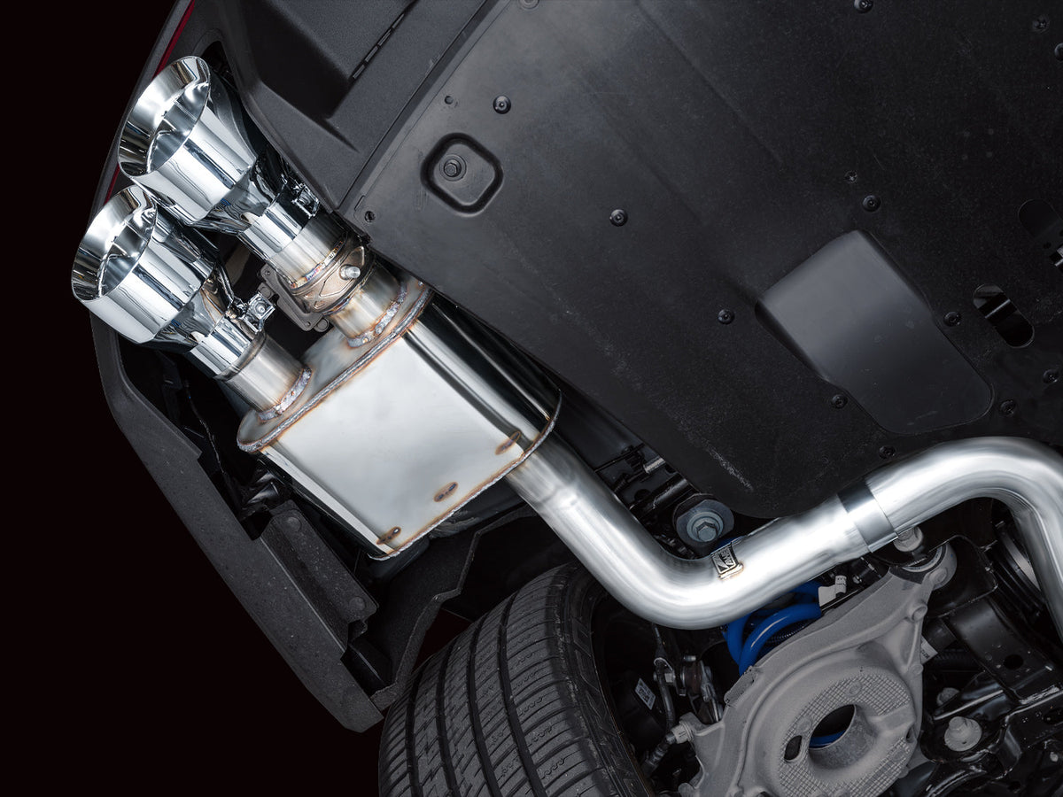 AWE SwitchPath™ Exhaust for S650 Ford Mustang Dark Horse - Quad Chrome Silver Tips image 4