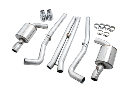 AWE Touring Edition Exhaust for 17+ Charger 5.7 - Chrome Silver Tips image 9