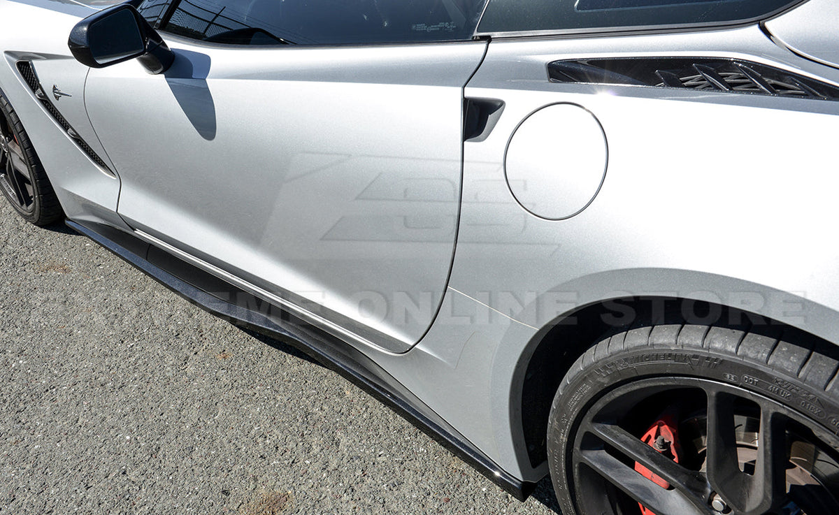 Corvette C7 Z06 Conversion Side Skirts Rocker Panels image 19