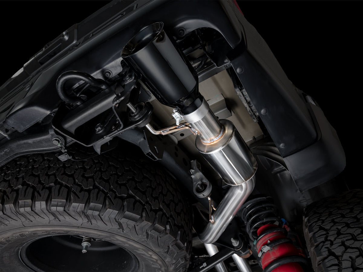 AWE SwitchPath™ Exhaust for Gen 3 Raptor R - Diamond Black Tips image 4