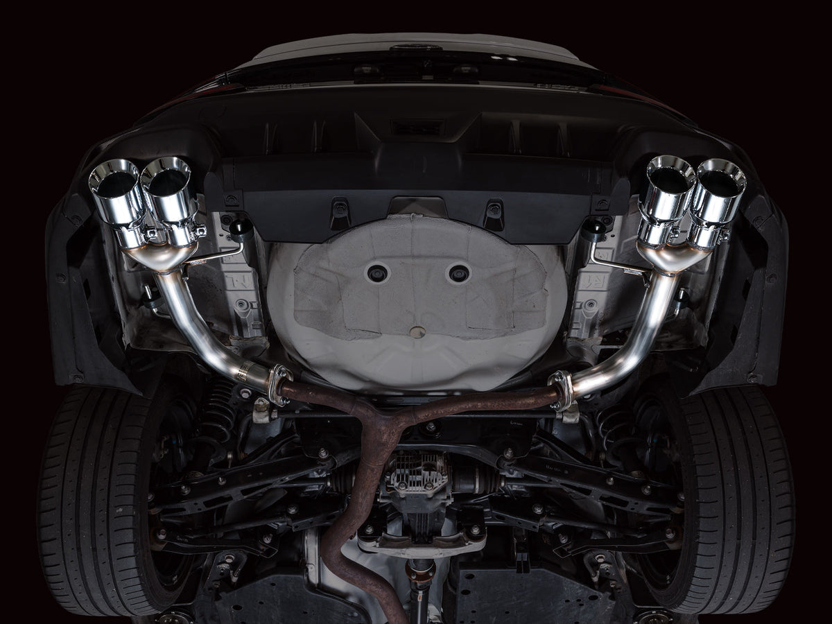 AWE Track Edition Axleback Exhaust for VB Subaru WRX - Chrome Silver Tips image 8