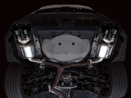 AWE Touring Edition Axleback Exhaust for VB Subaru WRX - Diamond Black Tips image 8
